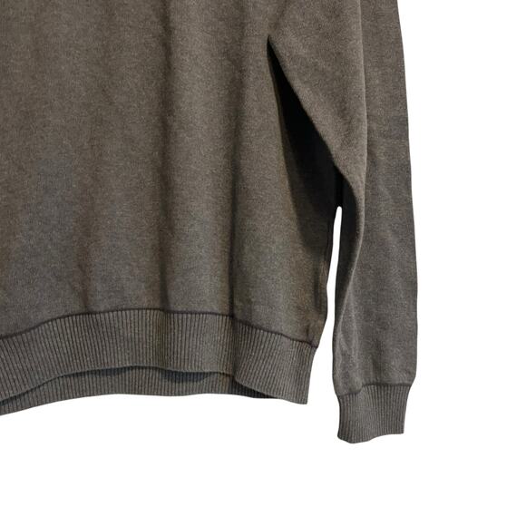 NWT Cutter Buck Gray Sweater Mens Sz Small Broadview Crew Cotton Office Casual - Picture 10 of 16